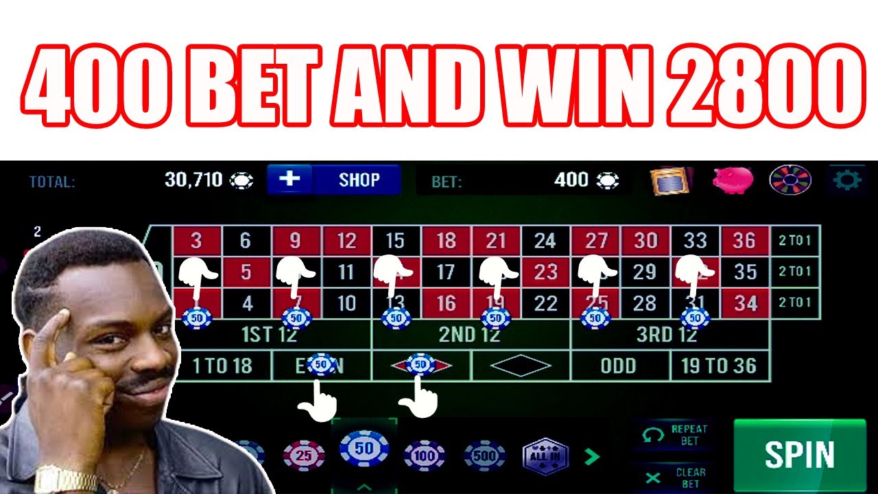 400 BET AND WIN 2800 | Best Roulette Strategy | Roulette Tips | Roulette Strategy to Win