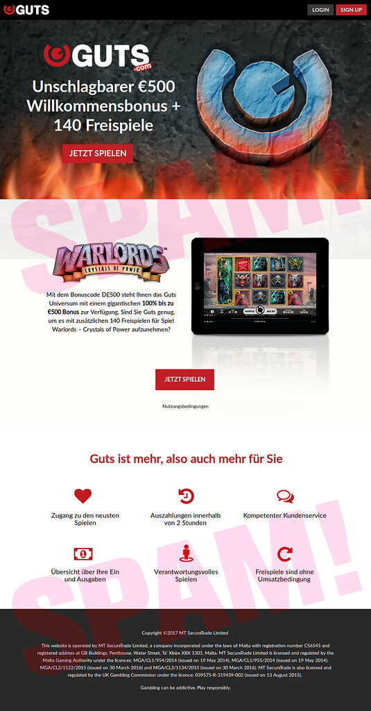 Guts Casino | Vorgebliche Casino-Website eines Affiliate-Lum\u2026 | Flickr