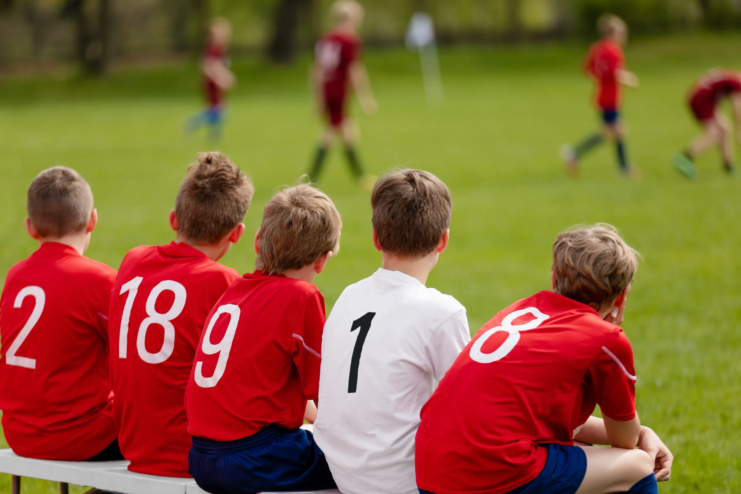 Kids Football Team. Children Football Academy. Substitute Soccer ...