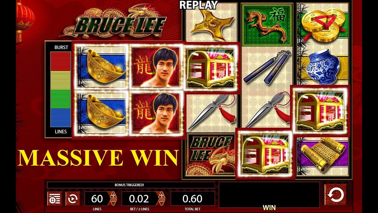 MASSIVE WIN - 20 Spin Trigger on Bruce Lee Online Slot (High Quality)