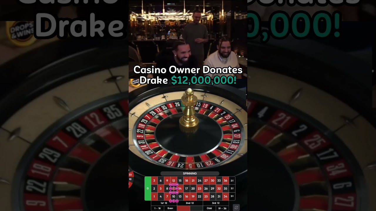 Drake Wins $12,000,000 Talking To The Casino Owner! #drake #roulette #gambling #casino #bigwin