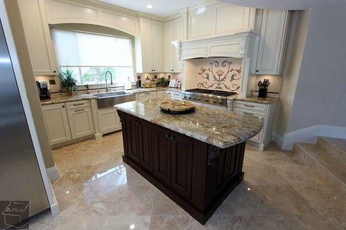 Kitchen Remodel with Custom Aplus Cabinets, custom hood & Thermador Appliances in city of Huntington Beach, Orange County https://www.aplushomeimprovements.com/portfolio_page/huntington_beach_orange_county_traditional_kitchen_design_build_remodel-100/