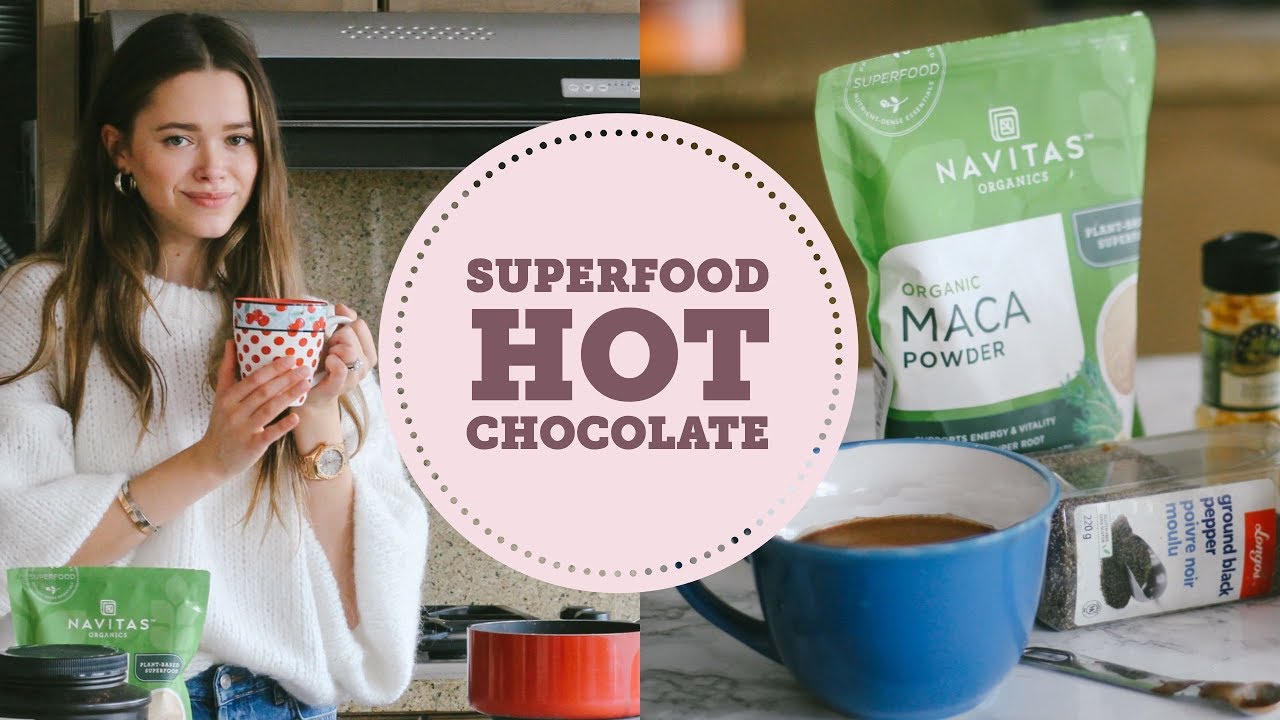 Superfood Hot Chocolate | Model, Holistic Nutritionist | PMS, energy boost